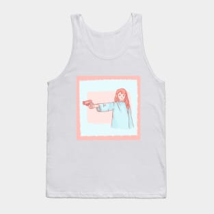 girl with a gun Tank Top